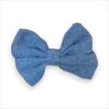 Denim & Lace Bows