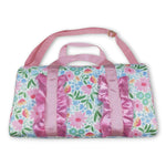 Floral Ruffle Duffel Bag