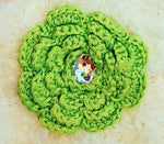 Crochet Flower Clips