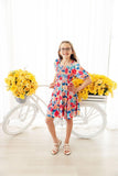 SALE Sunshine Garden Smocked Ruffle Dress