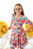 SALE Sunshine Garden Smocked Ruffle Dress