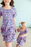 Darling Daisies Smocked Ruffle Dress