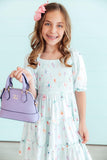 Butterfly Ballet Smocked Ruffle Dress