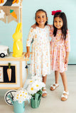 Sunny Bunnies 3/4 Sleeve Pocket Twirl Dress