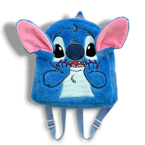 Blue Creature Plush Mini Backpack