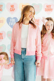 Grown Up Bubblegum Pink Sequin Jacket