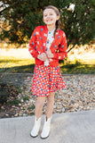 Nebraska Plaid Herbie Husker Twirl Skort