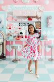 Light Hearted 3/4 Sleeve Pocket Twirl Dress