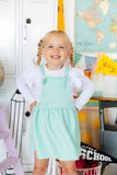 Mint Faux Suede Pinafore