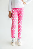 Pink Polka Dots Leggings