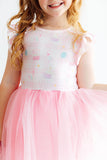Birthday Magic Flutter Sleeve Tutu Dress