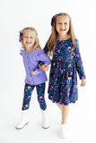 Botanical Beauty L/S Pocket Twirl Dress