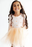 Gingham Pumpkins L/S Tutu Dress