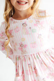 Pawsitively Spooky L/S Pocket Twirl Dress