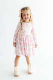 Pawsitively Spooky L/S Pocket Twirl Dress