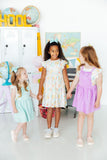 Campus Cutie Flutter Sleeve Twirl Dress