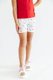 Red, White & Sweet Twirl Shorts