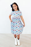 SALE Tip Your Hat S/S Pocket Twirl Dress