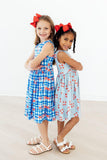 Little Lifeguard Tank Twirl Dress