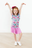 Time To Purr-ty S/S Ruffle Tee