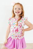 Princess & the Froggie S/S Ruffle Tee