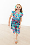 SALE Lovely Llamas Flutter Sleeve Twirl Dress