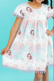 SALE Mermaid Fairytale Pom Pom Dress