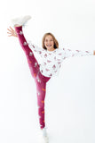 Virginia Tech Maroon Hokie Leggings