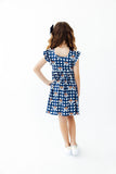 Auburn Plaid Aubie Flutter Twirl Dress