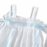 White Swiss Dotted Romper