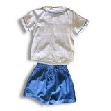 Yellow Duck Smocked Shorts Set