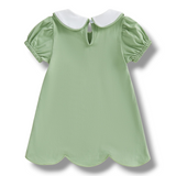 Clover Scalloped Hem Dress