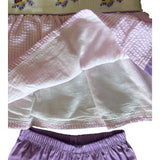 Turtles Smocked Pink/Purple Shorts Set