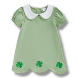 Clover Scalloped Hem Dress