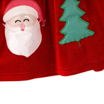 Santa Time Velvet Dress