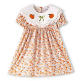 Pumpkin Eyelet Bib Outfit