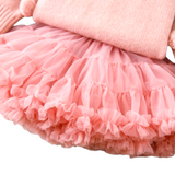 Pink Pom Sweater & Pettiskirt