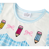 Pencil Scallop Bib Dress