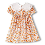 Pumpkin Eyelet Bib Outfit