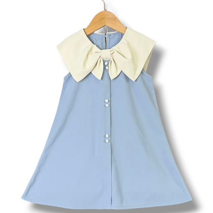 Lt Blue A-Line Dress