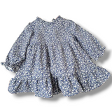 Floral Breath Dress w/Sweater
