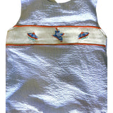 Spaceships Smocked Shirt w/Shorts Set