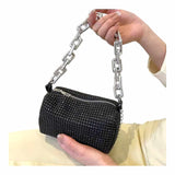 Rhinestone Ribbon Mini Purse