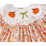 Pumpkin Eyelet Bib Outfit