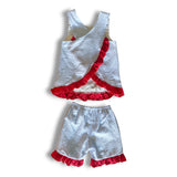 Spaceships Smocked Shirt w/Shorts Set