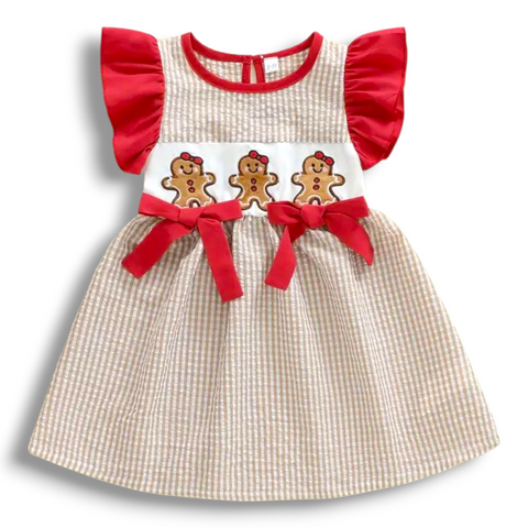 Gingerbread Smock Dress