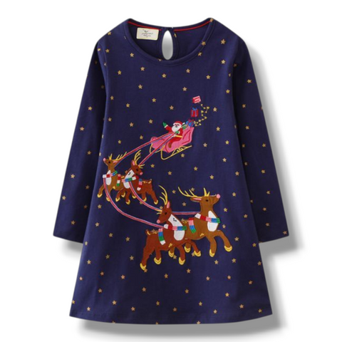 Santa & Reindeer Dress