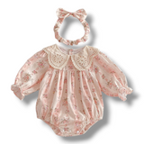 "Annie" Lt Pink Floral Outfit