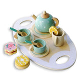 Play Tea Set w/Fabric Basket