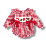 Georgia Embroidered L/S Bubble Romper